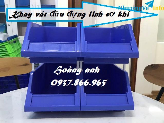 Ảnh Kệ đựng phụ tùng, kệ nhựa trung, khay A5, khay đựng linh kiện, khay nhựa, hộp nhựa