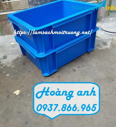 Ảnh Thùng b7 giao hàng tận nơi, thùng đặc, hộp nhựa, thùng nhựa bít, thùng nhựa