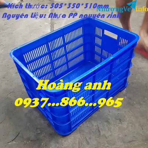 Ảnh Sọt nhựa cao 31 giá tại xưởng, mua sọt tại hà nội, sọt nhựa, khay nhựa, sóng nhựa rỗng