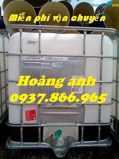 Ảnh Nhà cung cấp bồn nhựa các loại, bồn nhựa chưa dung dịch lỏng, bồn nhựa 1000l,giá bồn nhựa