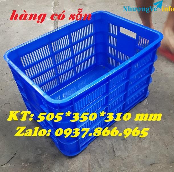 Ảnh Sọt nhựa đựng thực phẩm, sọt nhựa trong kho lạnh, sọt nhựa giá rẻ, tổng kho sọt nhựa tại hà nội