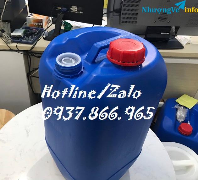 Ảnh Can 5l dẹt và vuông, can 10l có van chống tràn, can hóa chất, can nhựa, can hóa chất