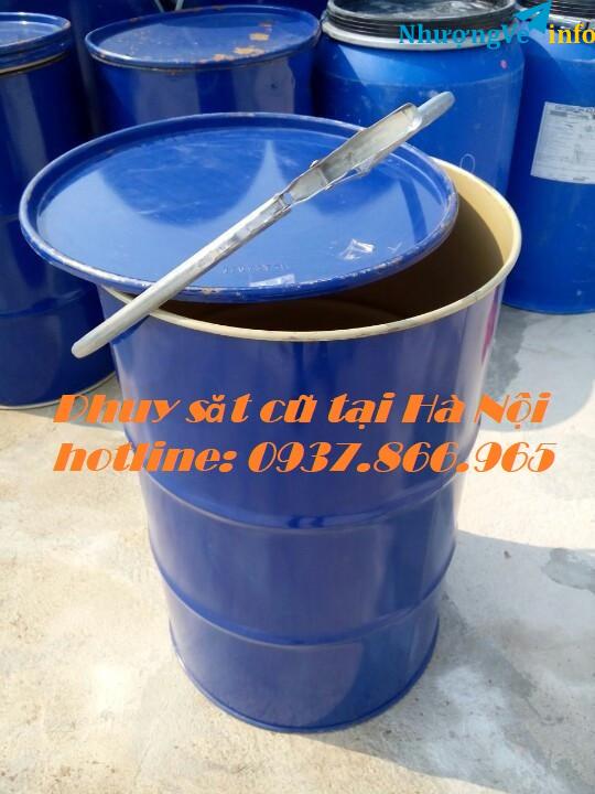 Ảnh phuy săÌt mơÌi, phuy săÌt năÌp kiÌn, đaÌ£i lyÌ phân phôi phuy taÌ£i haÌ nôÌ£i, baÌn phuy