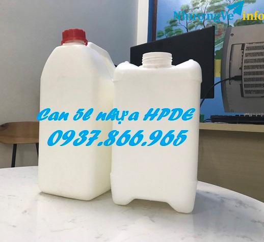 Ảnh Can nhưÌ£a HPDE, can công nghiêÌ£p, can nhưa, can vuông, can 5l , can 20l