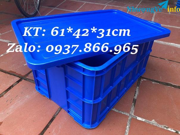 Ảnh TaÌ£i đây baÌn thuÌng nhưÌ£a công nghiêÌ£p, thuÌng nhưÌ£a cao 31 coÌ năÌp đâÌ£y, khay nhưÌ£a biÌt coÌ năÌp