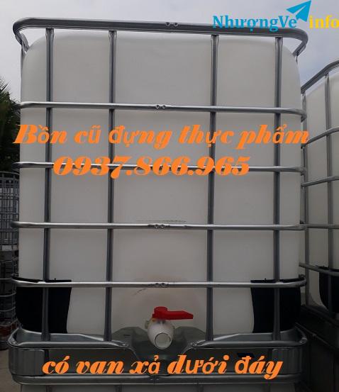 Ảnh Giá bồn 1000l cũ, bồn cũ tại hà nội, bán bồn IBC cũ và mới, bồn 1000l có khung