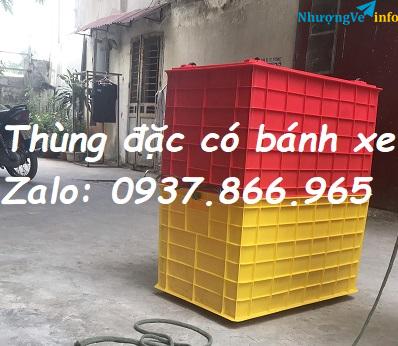 Ảnh Đơn viÌ£ cung câÌp thuÌng nhưÌ£a đăÌ£c coÌ baÌnh xe dươÌi đaÌy, thuÌng nhưÌ£a công nghiêÌ£p, thuÌng nhưÌ£a