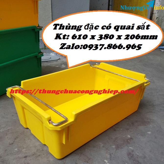 Ảnh ThuÌng nhưÌ£a nguyên sinh coÌ quai săÌt taÌ£i Long Biên , giaÌ thuÌng nhưÌ£a, khay nhưÌ£a giaÌ reÌ