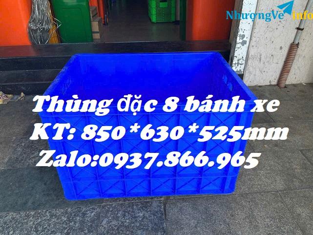 Ảnh Sọt kéo hàng có bánh xe, sọt có bánh xe dưới đáy, sọt nguyên sinh