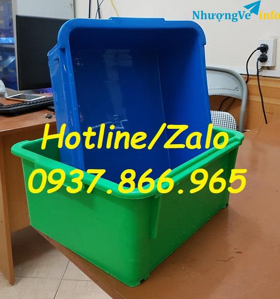 Ảnh Khay chứa linh kiện điện tử, khay nhựa nguyên sinh, thùng A3, hộp A3