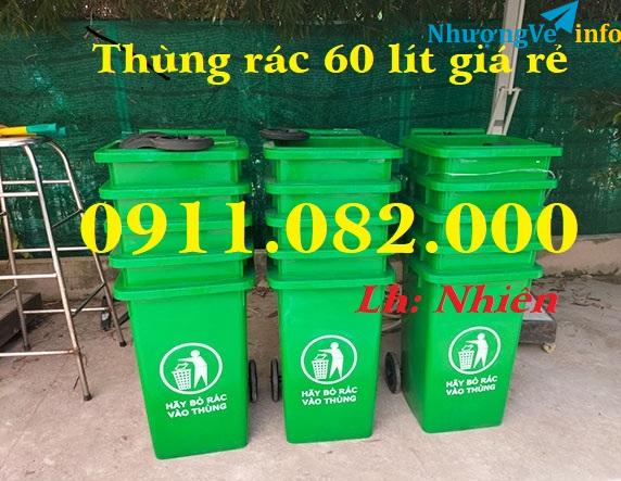 Ảnh Cung Cấp Thùng Rác Nhựa Toàn Quốc Thùng Rác 120l â 240l â 660l Giá Tốt- lh 0911082000