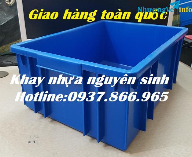 Ảnh Khay nhựa- sóng nhựa bít, hộp nhựa thùng cơ khí nguyên sinh, bán thùng nhựa