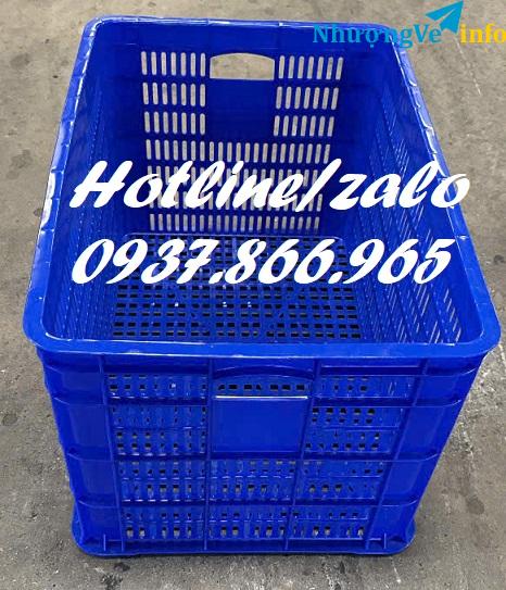 Ảnh Sọt nhựa nguyên sinh cao 36, sọt cao 36, sọt nhựa dùng trong kho lạnh