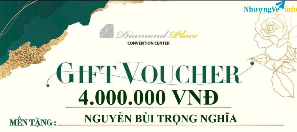 Ảnh NHƯỢNG Láº I VOUCHER GIẢM GIÁ NHÀ HÀNG TIỆC CƯỚI DIAMOND PLACE PHÚ NHUẬN