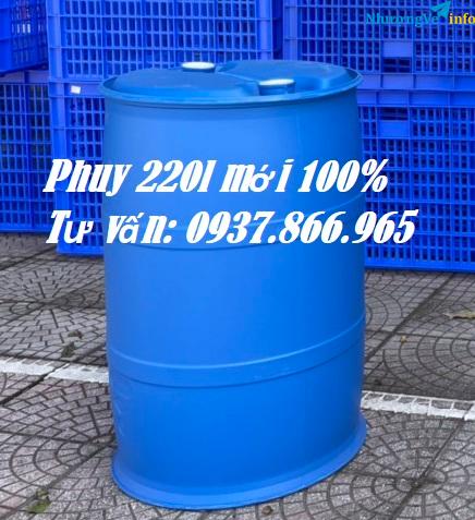 Ảnh Phuy cũ, phuy nhựa, phuy nắp kín cũ, phuy làm bè, phuy làm nhà nổi
