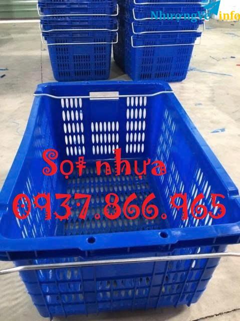 Ảnh Địa chỉ cung cấp sọt có quai sắt uy tín tại Hà Nội, sọt nhựa nguyên sinh, sọt có quai