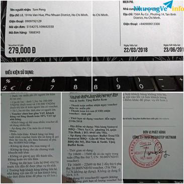 Ảnh Voucher Buffet Samurai BBQ trưa/tối gần 60 món nướng BBQ bò Mỹ, hải sản & sushi tại Samurai BBQ. Tặn
