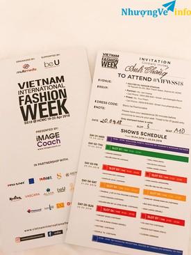 Ảnh Vé bế mạc Vietnam International Fashion Week ngày 22/4 - giá rẻ