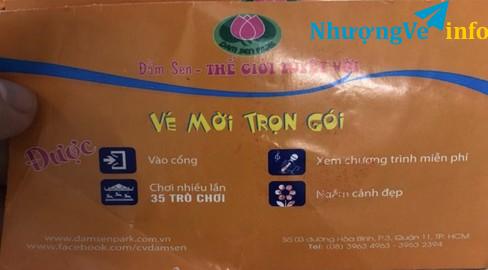 Ảnh Vé đầm sen khô trọn gói